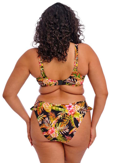 Elomi Swim Tiger Valley zwart bikini broekje