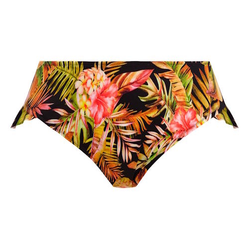 Elomi Swim Tiger Valley zwart bikini broekje