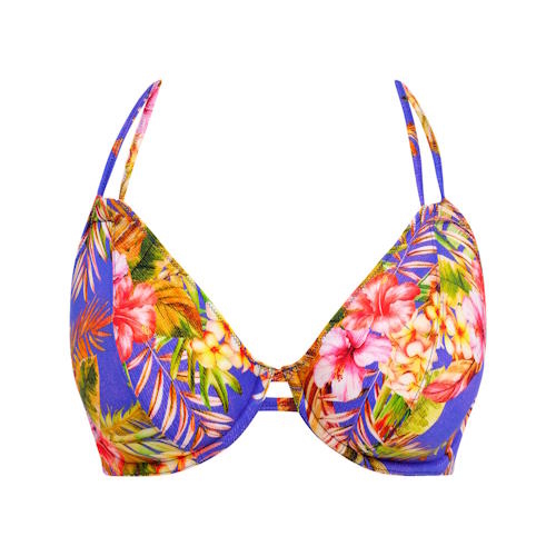 Freya Swim Tiger Valley blauw soft-cup bikinitop
