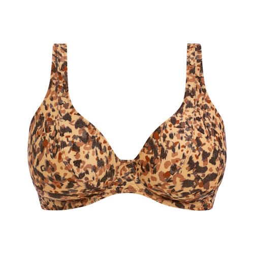 Freya Swim Arizona Wave bruin/print soft-cup bikinitop