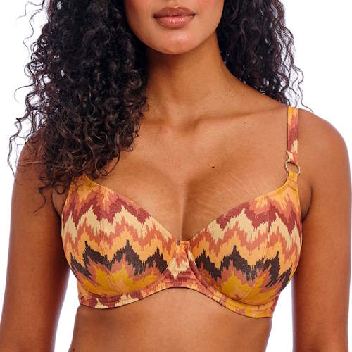Freya Swim Arizona Wave bruin voorgevormde bikinitop