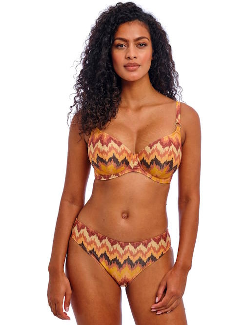 Freya Swim Arizona Wave bruin voorgevormde bikinitop