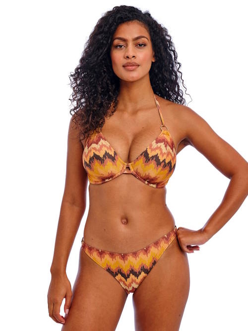 Freya Swim Arizona Wave bruin voorgevormde bikinitop