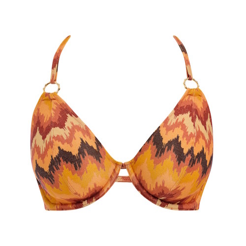 Freya Swim Arizona Wave bruin voorgevormde bikinitop