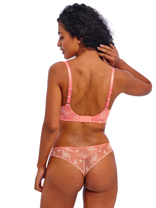 Freya Offbeat Decadence coral niet voorgevormde bh