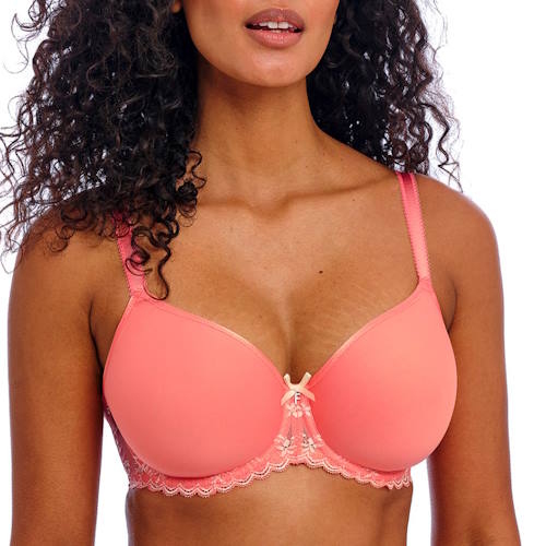 Freya Offbeat Decadence coral voorgevormde bh
