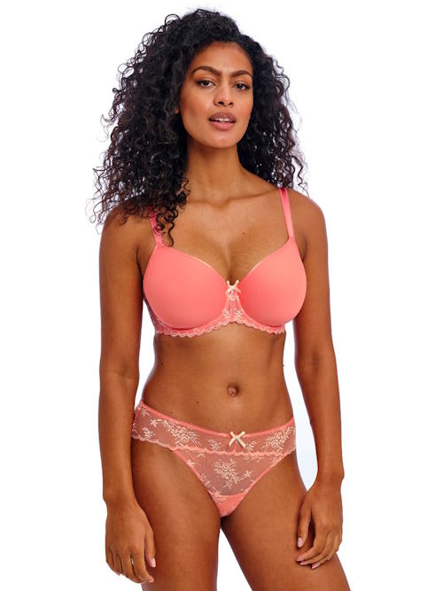 Freya Offbeat Decadence coral voorgevormde bh