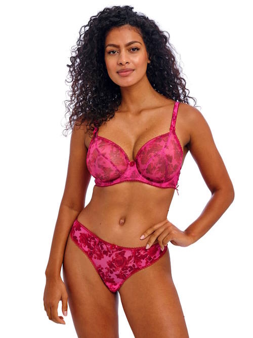 Freya Rose Blossom rood/roze string