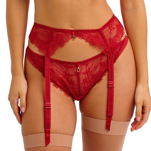 Freya Fascinate rood jarretelle