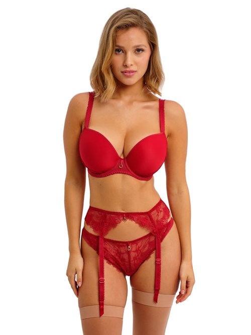 Freya Fascinate rood jarretelle