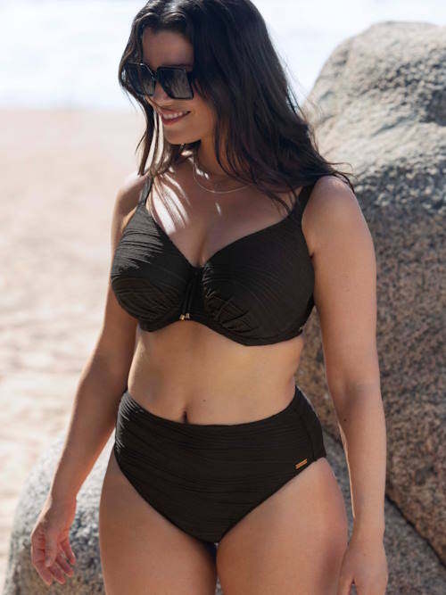Fantasie Swim Beach Waves zwart bikini broekje