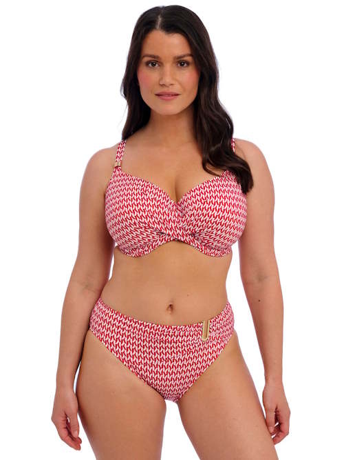 Fantasie Swim Koh Lipe rood/wit soft-cup bikinitop