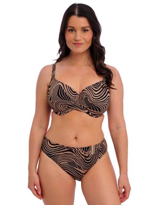 Fantasie Swim Pemba Island zwart/bruin soft-cup bikinitop
