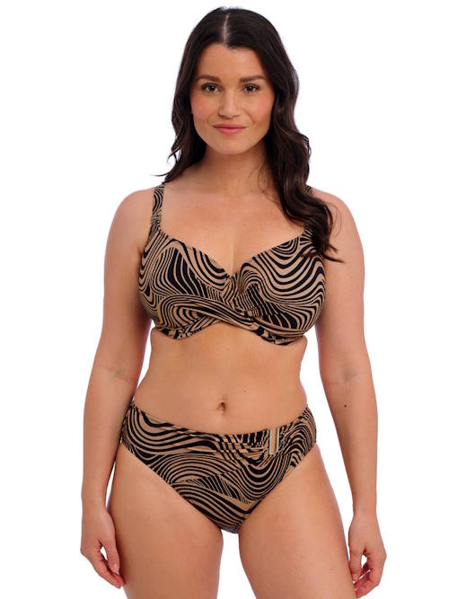 Fantasie Swim Pemba Island zwart/bruin bikini broekje