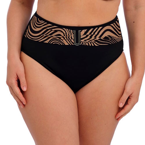 Fantasie Swim Pemba Island zwart/bruin bikini broekje