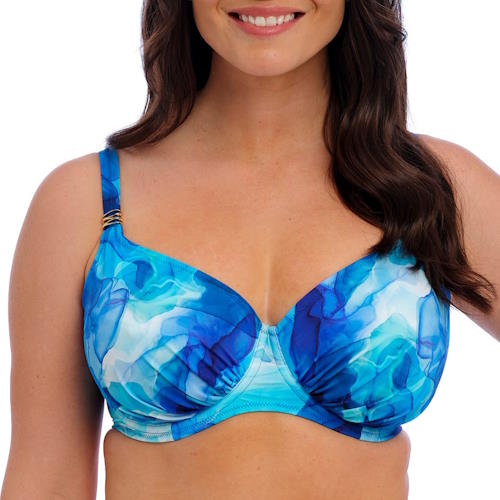 Fantasie Swim Saunton Sands blauw soft-cup bikinitop