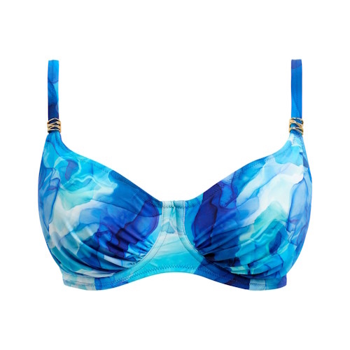 Fantasie Swim Saunton Sands blauw soft-cup bikinitop