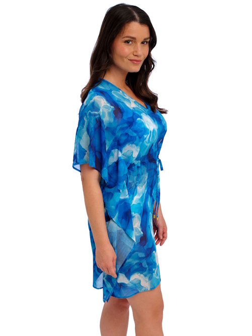 Fantasie Swim Saunton Sands blauw kaftan