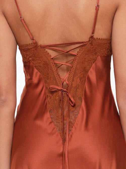 LingaDore Night Ginger Bread cinnamon slipdress