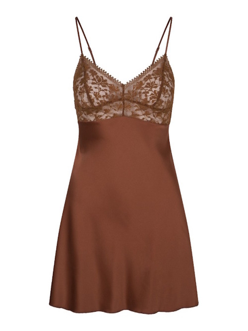 LingaDore Night Ginger Bread cinnamon slipdress
