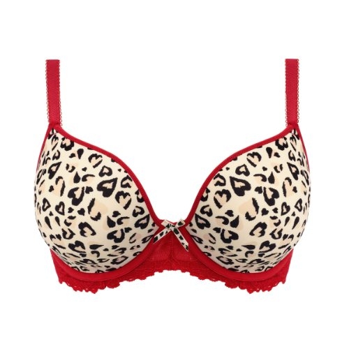 Freya Cherish Me rood/wit voorgevormde bh
