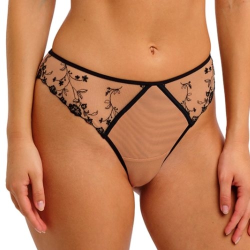 Freya Entwined powder/black slip