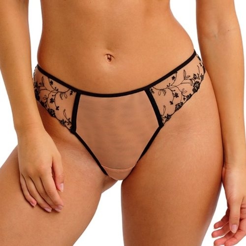 Freya Entwined powder/black string