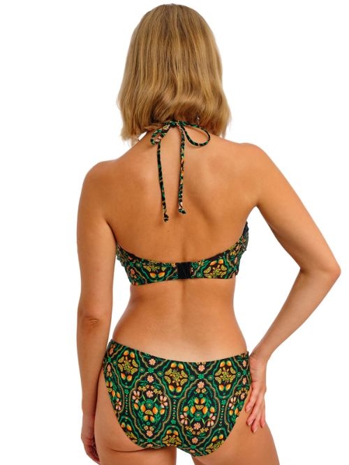 Freya Swim Sunset In Seville zwart/print soft-cup bikinitop