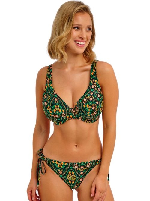 Freya Swim Sunset In Seville zwart/print bikini broekje
