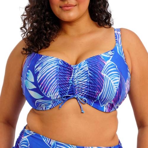 Elomi Swim Maluku Island blauw soft-cup bikinitop