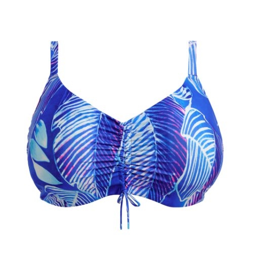 Elomi Swim Maluku Island blauw soft-cup bikinitop