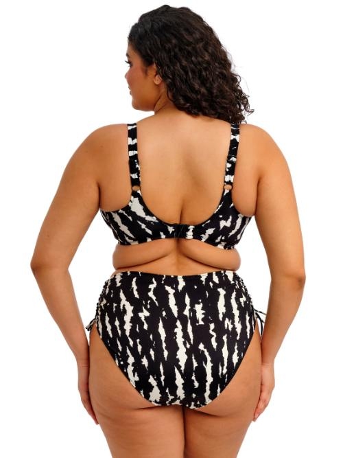 Elomi Swim Echo Shell zwart/wit soft-cup bikinitop