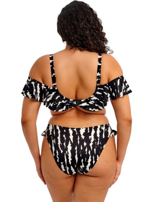 Elomi Swim Echo Shell zwart/wit soft-cup bikinitop