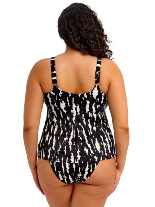Elomi Swim Echo Shell zwart/wit tankini top
