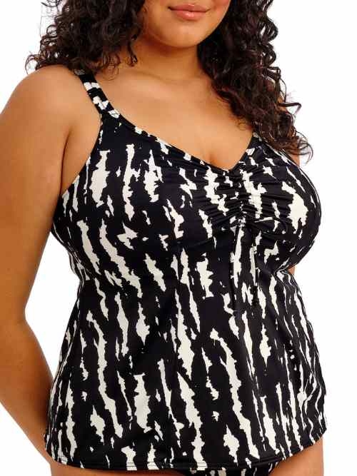 Elomi Swim Echo Shell zwart/wit tankini top
