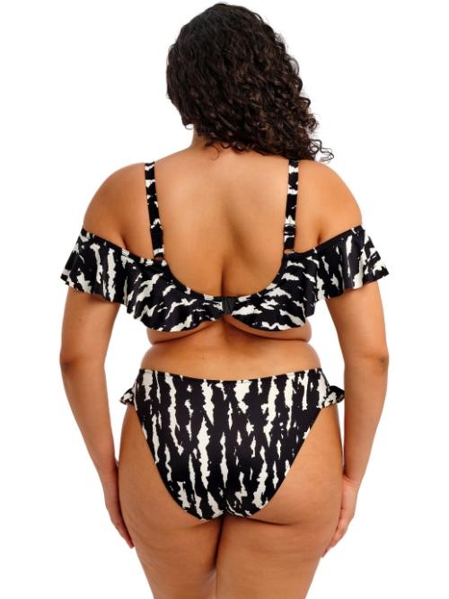 Elomi Swim Echo Shell zwart/wit bikini broekje