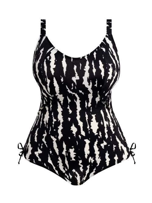 Elomi Swim Echo Shell zwart/wit badpak