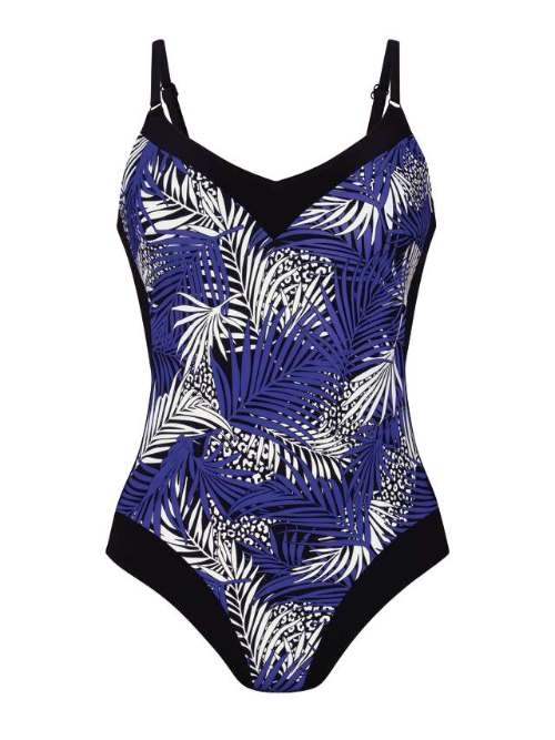 Rosa Faia Badmode Mabela zwart/blauw badpak