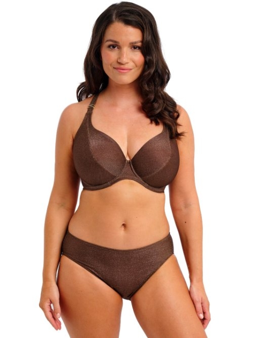 Fantasie Swim Sabana bruin voorgevormde bikinitop