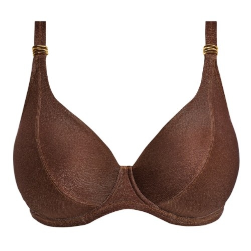 Fantasie Swim Sabana bruin voorgevormde bikinitop