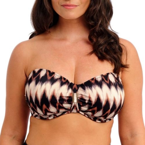 Fantasie Swim Sabana bruin/print soft-cup bikinitop