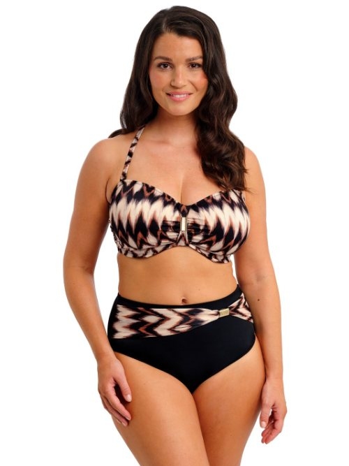Fantasie Swim Sabana bruin/print soft-cup bikinitop