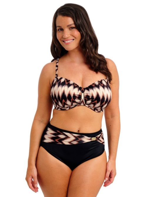 Fantasie Swim Sabana bruin/print soft-cup bikinitop