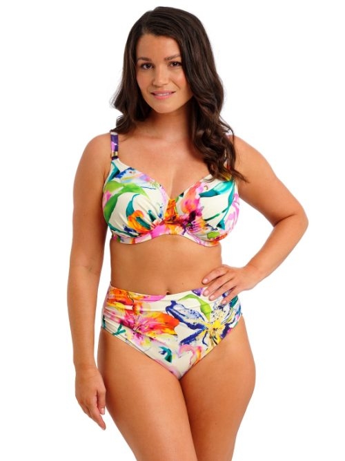 Fantasie Swim Iguazu Falls wit/print soft-cup bikinitop