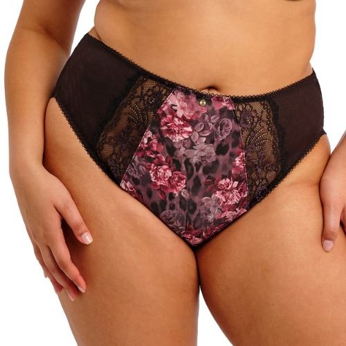 Elomi Morgan zwart/roze slip