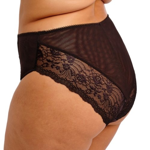 Elomi Morgan zwart/roze slip