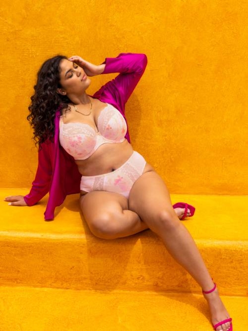Elomi Lucie roze niet voorgevormde bh