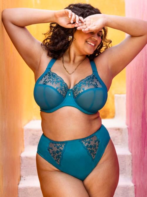 Elomi Zarla aqua niet voorgevormde bh