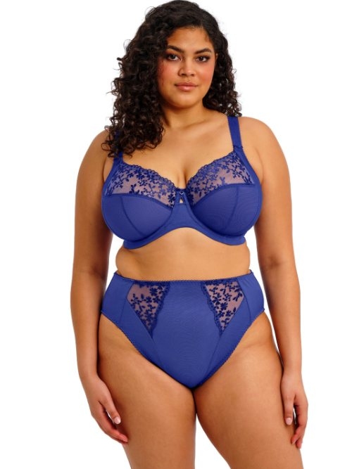 Elomi Zarla blauw niet voorgevormde bh