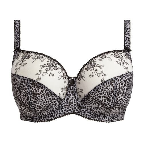 Fantasie Lingerie Lindsey zwart/print niet voorgevormde bh